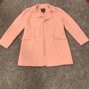 INC Pink coat sz womens large